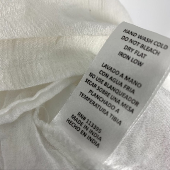 SOLD! Abbeline boho dress women extra small Boho Embroidered Empire Waist Long S - Picture 5 of 7